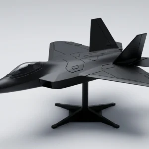 Maquette de Chasseur de Cinquième Génération – Édition Noir Mat Haute Précision