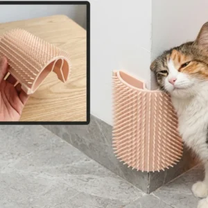 Auto-Brosse de Coin pour Chat – Le Masseur Mural Imprimé en 3D