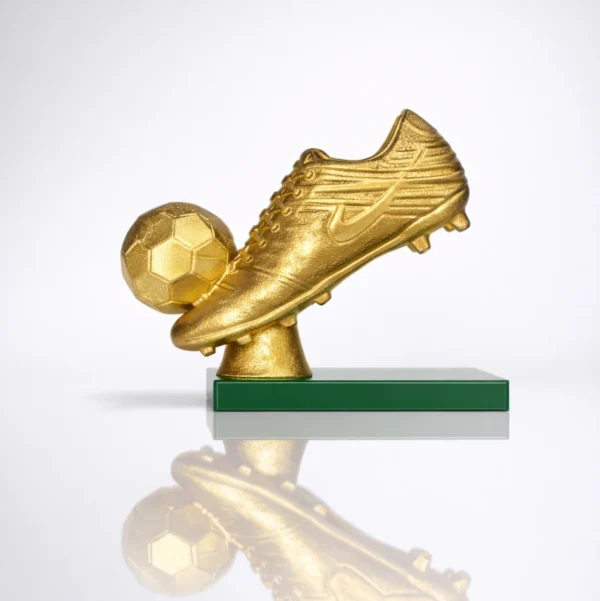 Trophée Golden Boot - Sculpture de Collection pour Fan de Football