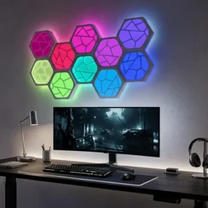 hexagone HexaGlow: Modular Geometric LED Wall System